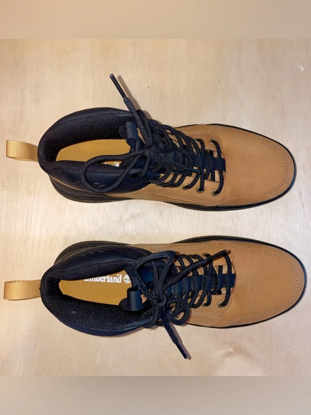 Timberland Men’s 10 Wheat Nubuck Leather Casual Mid-Top Boots - Picture 5 of 13